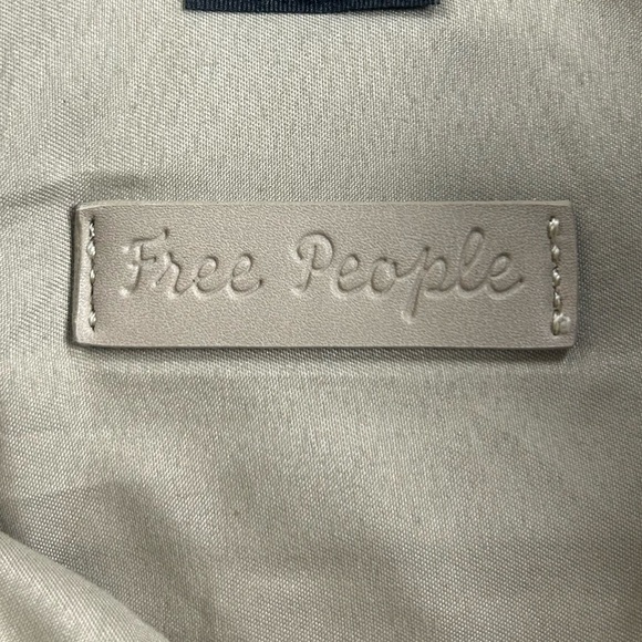 Free People Mushroom Color Shoulder Bag. Has Laptop Space w/Velcro Inside. - Picture 7 of 14